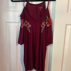 Flowy Open Shoulder Blouse